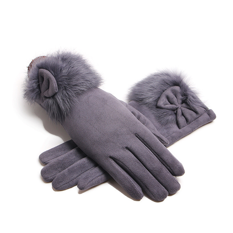 Leather Driving Glove - Mitaine de poignet en daim et
