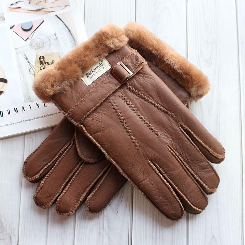 Gants en fourrure de mouton po - Leather Driving Glove avis et prix