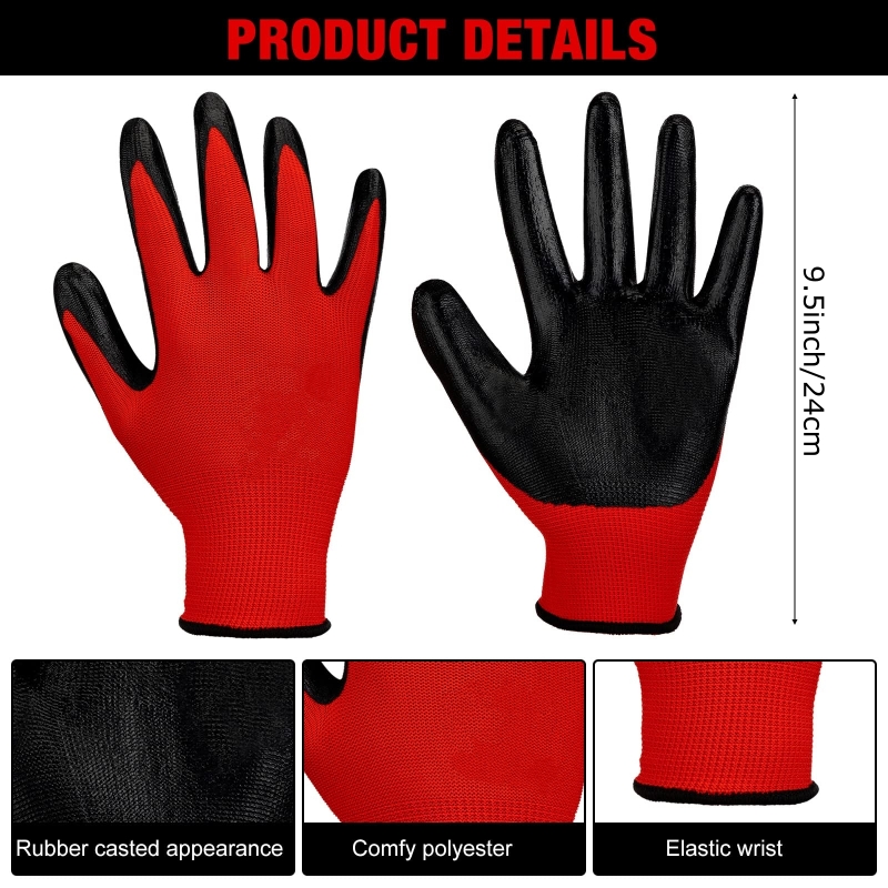 Gants de travail de sécurité e - Nitrile Mechanic Glove avis et prix