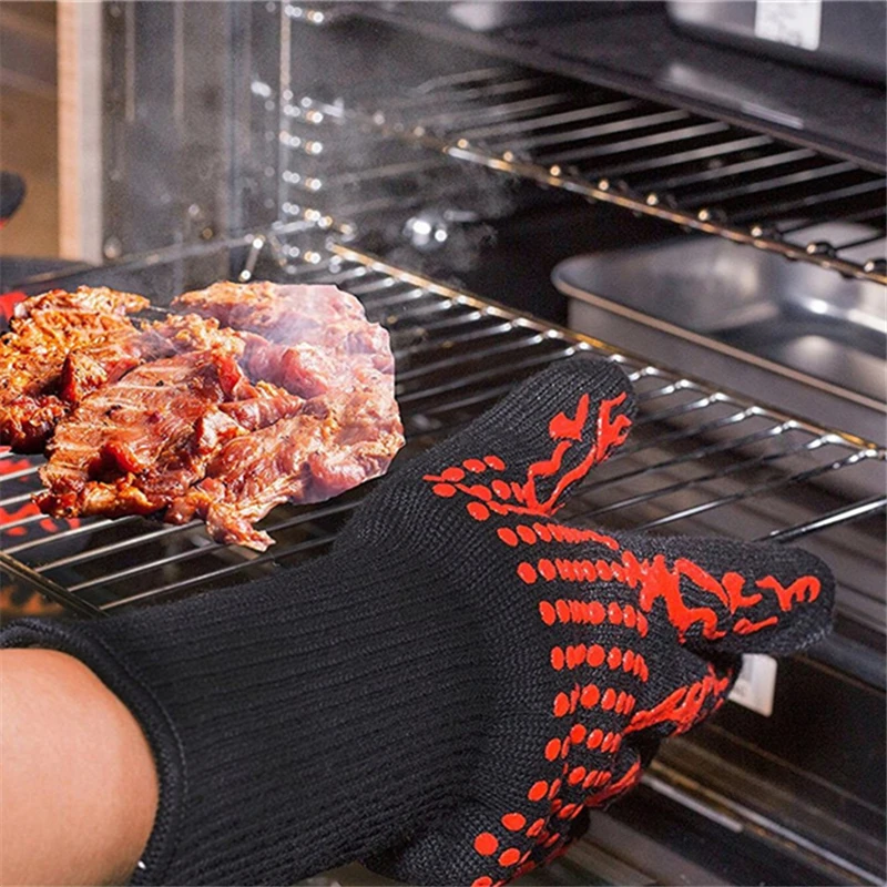 Gants de barbecue antidérapant - Oven Mitt Silicone avis et prix
