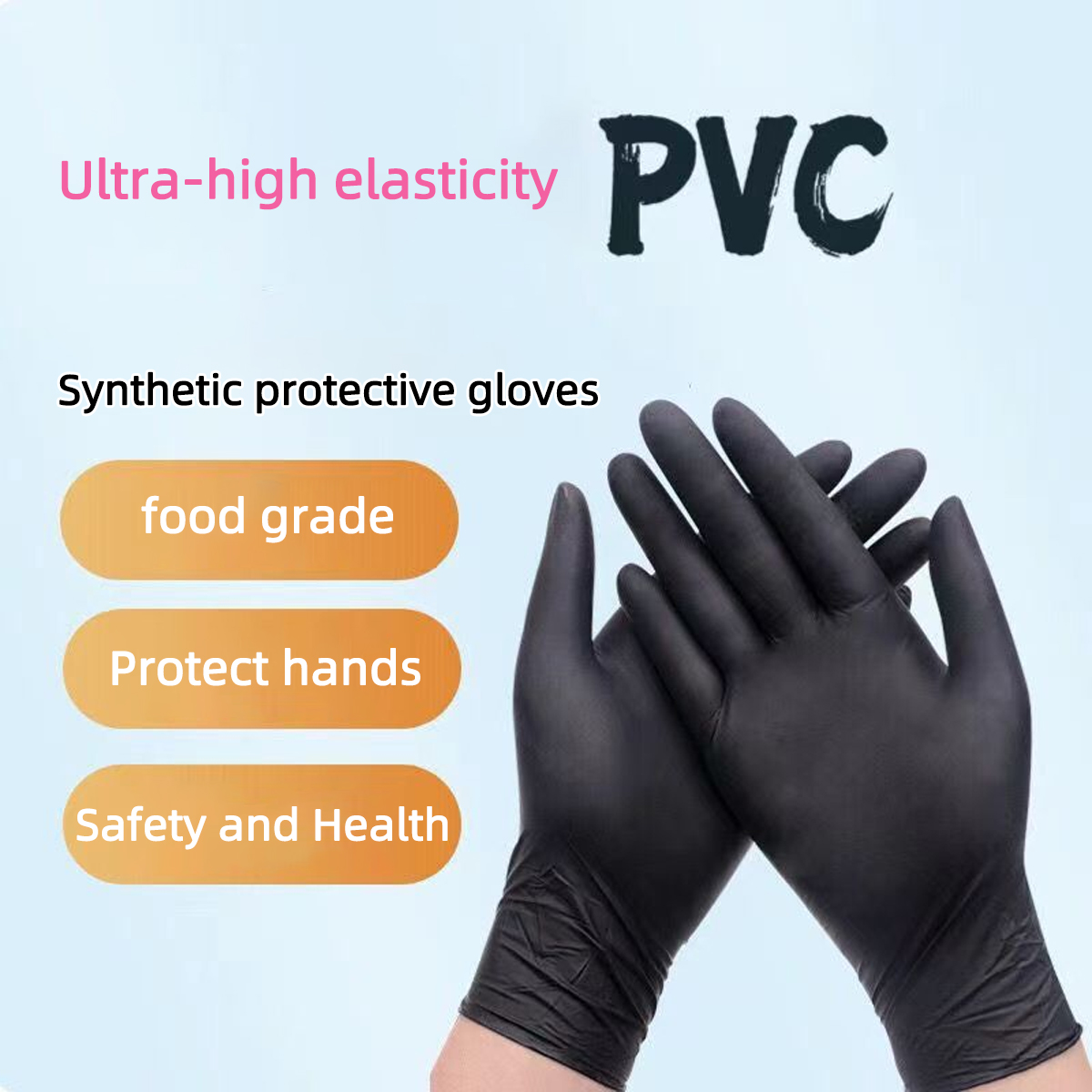 Gants en nitrile noirs jetable - Nitrile Mechanic Glove avis et prix
