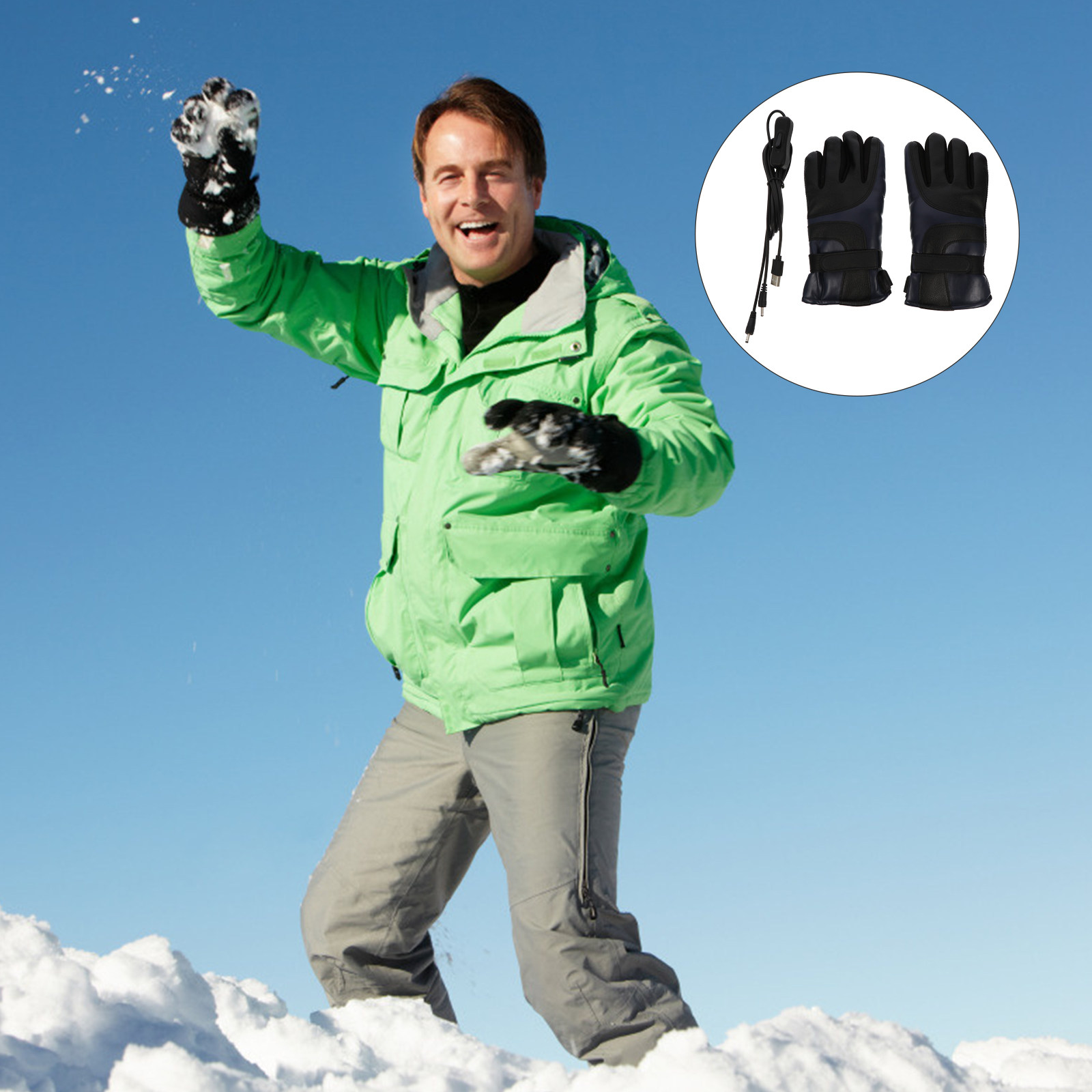1 paire de gants chauffants él - Winter Glove Insulated avis et prix